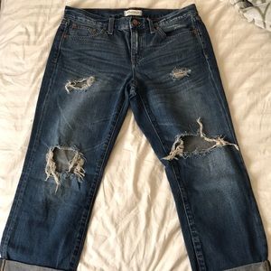 MADEWELL RIPPED JEANS